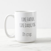 Foto van vader-achtige dochter/zoon koffie-Mok