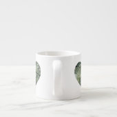 Foto van vader en kind - Heart Lijst Best Dad Ever Espresso Kop (Achterkant)