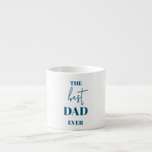 Foto van vader en kind - Heart Lijst Best Dad Ever Espresso Kop