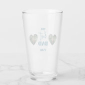Foto van vader en kind - Heart Lijst Best Dad Ever Glas (Achterkant)