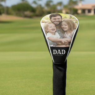 Foto van vader gemaakt golfheadcover