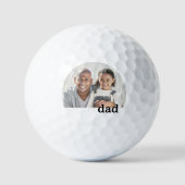 Foto van vader Vaderdag Golfballen (Voorkant)