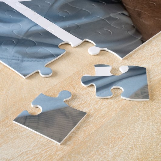 Foto van vaderdag Beste vader ooit Legpuzzel (Zijkant)