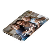 Foto van vaderdag Beste vader ooit Magneet (Linkerzijde)