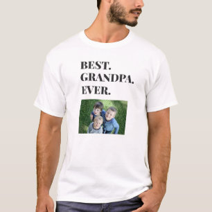 Foto van vaders Dag Beste opa ooit T-shirt
