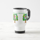  foto van vaders Dag Sjabloon Reisbeker (Voorkant rechts)