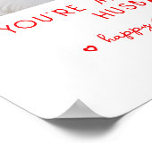 Foto van Valentijnsdag Je bent mijn favoriete man Poster (Hoek)