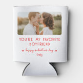 Foto van Valentijnsdag Je bent mijn favoriete vrie Blikjeskoeler (Voorkant)