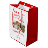 Foto van Valentijnsdag Je bent mijn favoriete vrie Medium Cadeauzakje (Achterkant Gekanteld)