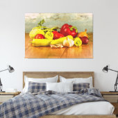 Foto van "Vegetables". Bestel nu Canvas Afdruk (Insitu (Slaapkamer))