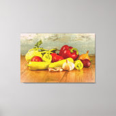 Foto van "Vegetables". Bestel nu Canvas Afdruk (Voorkant)