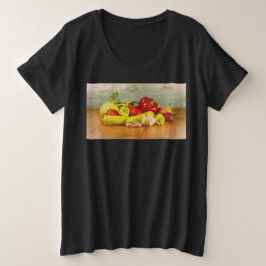Foto van "Vegetables". Bestel nu Grote Maat T-shirt