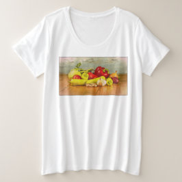 Foto van "Vegetables". Bestel nu Grote Maat T-shirt