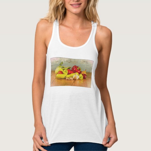 Foto van "Vegetables". Bestel nu Tanktop (Voorkant)