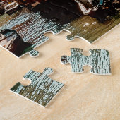 Foto van Venice Canal Gondolas in Italië Foto Legpuzzel (Zijkant)