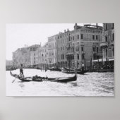 Foto van Venice Gondola Gondolier Italië Poster (Voorkant)