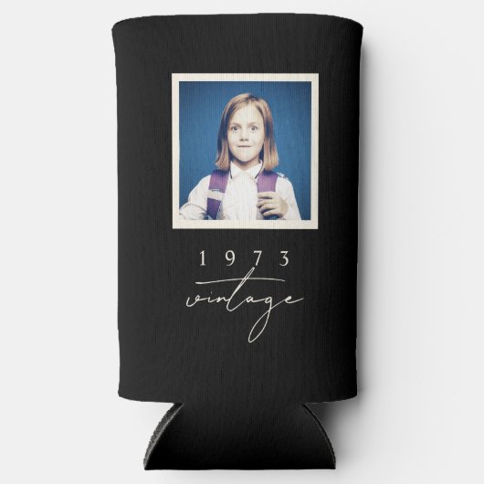 Foto van  verjaardagsfeestdagen koelen seltzer blikjeskoeler (Voorkant)