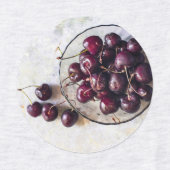 Foto van verse rode kersen labels (Design 2)