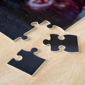 Foto van verse rode kersen legpuzzel (Zijkant)