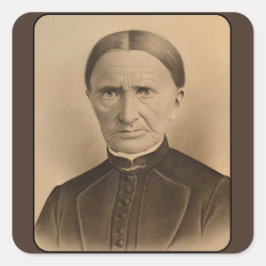  foto van Victoriaans vrouw Vierkante Sticker