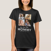 Foto van vier families We houden van je mama T-shirt (Voorkant)