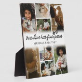 Foto van vier poten: Dog Fotoplaat (Zijkant)