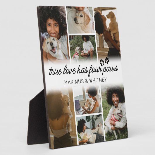 Foto van vier poten: Dog Fotoplaat (Zijkant)