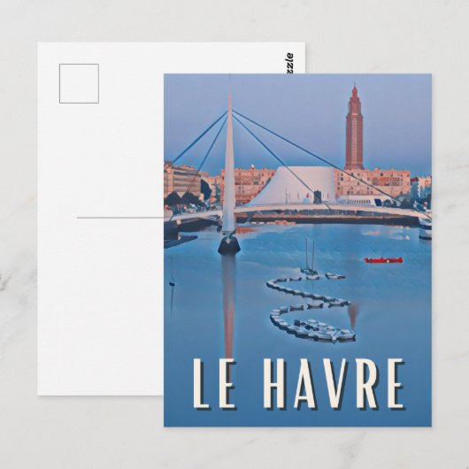 Foto van Vintage Havre Briefkaart (Voorkant / Achterkant)
