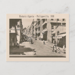 Foto van Vintage, Historic Algerije Philippeville  Briefkaart