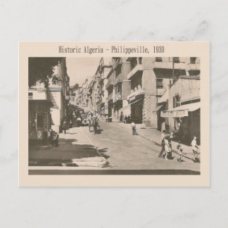 Foto van Vintage, Historic Algerije Philippeville  Briefkaart
