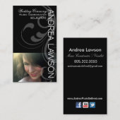 Foto van Vocalist Songwriter Singer Visitekaartje (Voorkant / Achterkant)