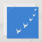Foto van vogels en grafisch ~ risingdove. (Achterkant)