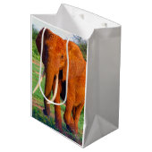 Foto van volwassen Afrikaanse olifant Medium Cadeauzakje (Voorkant Gekanteld)