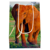 Foto van volwassen Afrikaanse olifant Medium Cadeauzakje (Achterkant)
