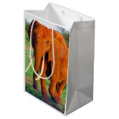 Foto van volwassen Afrikaanse olifant Medium Cadeauzakje (Achterkant Gekanteld)
