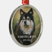 Foto van voor altijd bewaarde pagina's afdrukken metalen ornament (Rechts)