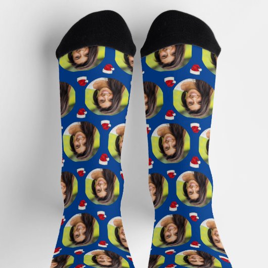 Foto van Vriendin voor Boyvriend Blue Kerstmis Sokken (Top)