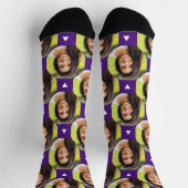 Foto van Vriendin voor Boyvriend Fun Paars Sokken (Top)