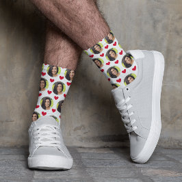 Foto van vriendin voor vriendje Valentijnsdag Sokken