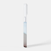 Foto van vriendin zee blauwe typografie iPhone 15 case (Rechterkant)