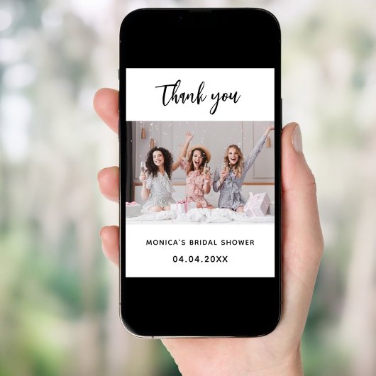 Foto van vrijgezellenfeest bedankt je creditcard kaart