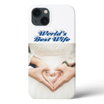 Foto van vrouw zeeblauwe iPhone hoes