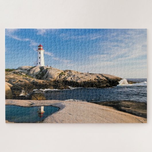 Foto van vuurtoren Puzzle Legpuzzel (Horizontaal)