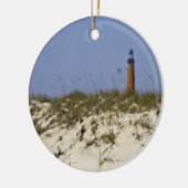 Foto van vuurtorenkit Inlet Florida Keramisch Ornament (Links)