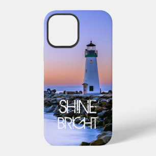 Foto van vuurtorenpasta Sunset Rocky Beach iPhone 12 Hoesje