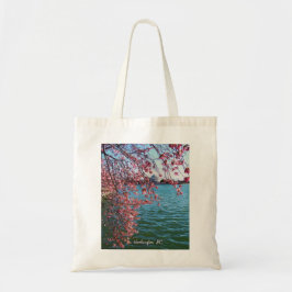 Foto van Washington DC US cherry blossom door de r Tote Bag