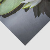 Foto van Water Lily Pink Floral Tissuepapier (Detail)