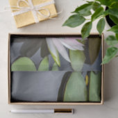 Foto van Water Lily Pink Floral Tissuepapier (Geschenk)