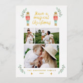 Foto van waterverf 3 van Nutcracker Folie Feestdagenkaart (Voorkant)