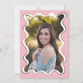 Foto van Wavey retro verpleegster Afstuderen op ac Kaart (Achterkant)